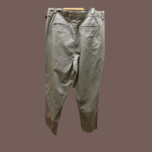 Gap Relaxed Fit Chinos | Grey-Green Cotton | Size 33x30 | Vintage